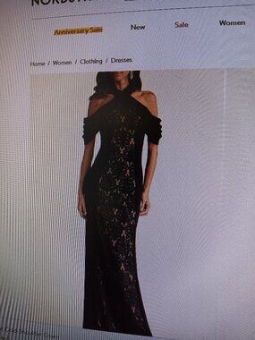 Tadashi Shoji black gown
